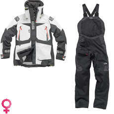 Gill Womens Os2 Sailing Kit Combo - Blanco / Grafito