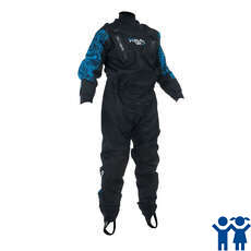 Traje Seco Hydro Kite Stretch Con Cremallera En U De Gul Junior