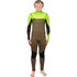Traje De Neopreno Gul Junior Response 5/4 Mm Con Cremallera Frontal - Verde/Azufre Re1251
