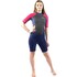 Traje De Neopreno Gul Junior Response Para Niña, Corto, 3/2 Mm, Azul/Rosa, Re3321