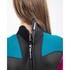 Traje De Neopreno Gul Junior Response Para Niña, Corto, 3/2 Mm, Color Azabache/Azul Verdoso, Re3321