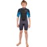 Traje De Neopreno Gul Junior Response 3/2 Mm (Talla Corta) Para Niño - Gris/Azul Re3322