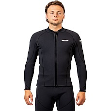 Chaqueta De Neopreno Gul Response De 3 Mm Con Cremallera Frontal - Negra Re6304