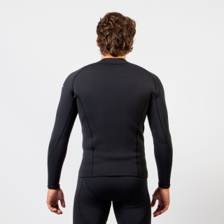 Chaqueta De Neopreno Gul Response De 3 Mm Con Cremallera Frontal - Negra Re6304