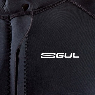 Chaqueta De Neopreno Gul Response De 3 Mm Con Cremallera Frontal - Negra Re6304