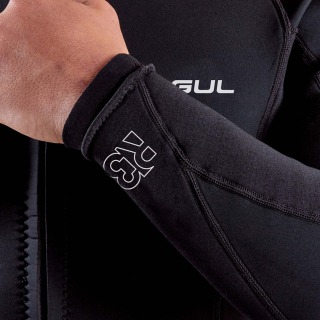 Chaqueta De Neopreno Gul Response De 3 Mm Con Cremallera Frontal - Negra Re6304
