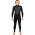 Traje De Neopreno Completo Gul Response De 5/3 Mm Con Costura Invisible Y Cremallera Trasera - Negro Re1213