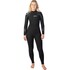 Traje De Neopreno Gul Response Para Mujer, 4/3 Mm, Con Costura Invisible Y Cremallera Trasera - Negro Re1248
