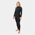 Traje De Neopreno Gul Response Para Mujer, 4/3 Mm, Con Costura Invisible Y Cremallera Trasera - Negro Re1248