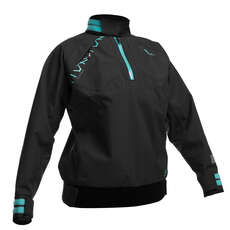 Gul Womens Ballistic Taped Spray Top - Negro / Negro Gul Womens Ballistic Taped Spray Top - Negro / Negro