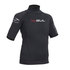 Gul Evotherm Flatlock Junior Manga Corta Rash Guard - Negro