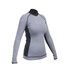 Gul Evotherm Womens Flatlock Larga Rash Guard Manga - Gris / Negro