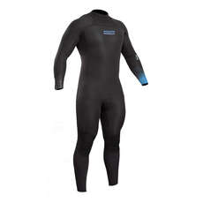 Gul Flexor Iii 5/4 Espalda Zip Blindstitch Wetsuit - Negro