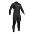 Gul Flexor Iii 5/4 Espalda Zip Blindstitch Wetsuit - Negro