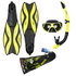 Máscara Gul Tarpon / Snorkel / Fin Set - Amarillo / Negro