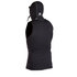 Gul Flexor Hooded Surf Vest 0.5M Traje De Neopreno Capucha - Negro