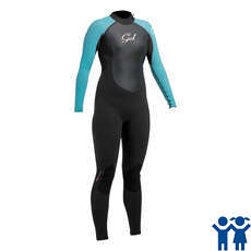 Gul Junior Femenino Respuesta 3 / 2Mm Traje - Negro / Turq