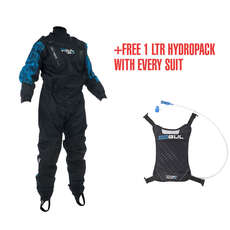 Gul Hydro Kite Stretch T-Zip Drysuit 2015 - Con Cremallera Y Libre Hydropack