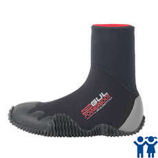 Gul Junior Botas De Potencia - Traje De Neopreno De 5Mm Botas - Negro / Gris