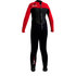 Gul Júnior Respuesta 3 / 2Mm Steamer Traje - Negro / Rojo