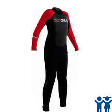 Gul Júnior Respuesta 3 / 2Mm Steamer Traje - Negro / Rojo Gul Júnior Respuesta 3 / 2Mm Steamer Traje - Negro / Rojo
