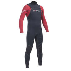 Gul Perfil Para Hombre Cz 5/3 Mm Puntada Invisible Vapor Traje 2014 - Negro / Rojo