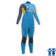 Gul Junior Respuesta Cz 5/3 Mm Ciegos Puntada Vapor Traje 2014 - Cian / Amarillo Gul Junior Respuesta Cz 5/3 Mm Ciegos Puntada Vapor Traje 2014 - Cian / Amarillo