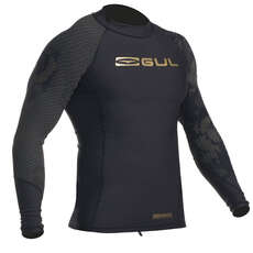 Gul Viper Manga Larga Para Hombre Recore Térmica Rash Chaleco / Guardia - Negro Gul Viper Manga Larga Para Hombre Recore Térmica Rash Chaleco / Guardia - Negro