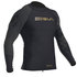 Gul Viper Manga Larga Para Hombre Recore Térmica Rash Chaleco / Guardia - Negro