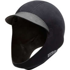 Gul Peaked 3Mm Metalite Peaked Surf Cap- Negro - Ho0313-B8