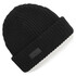 Gorro De Punto Trenzado Gill - Negro