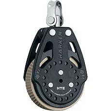 Harken 2165 Bloque Carbo Ratchamatic de 57 mm - 1,5 x Empuñadura - Alta tensión