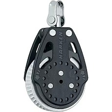 Harken 2168 Bloque Carbo Ratchamatic de 57 mm - Giratorio - 2 x Empuñadura