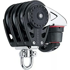 Bloque Triple De Carbono Harken 2617 De 57 Mm - Mordaza Giratoria Y De Leva