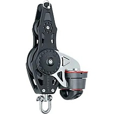 Bloque De Poleas Harken 2624 De 57 Mm Con Rodamientos De Carbono, Giratorios, Con Mordaza Y Gancho.