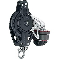Bloque De Carbono Harken 2667 De 75 Mm - Mordaza Giratoria Y De Leva Y Gancho