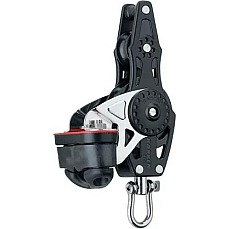 Bloque De Poleas Harken 2693 De 75 Mm Con Rodamientos De Carbono, Giratorios, Con Mordaza Y Gancho.