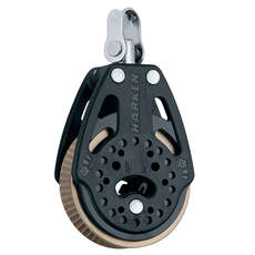 Harken 2166 Power3 - Bloque De Trinquete Giratorio Carbo 57 Mm - 1,5 X Agarre