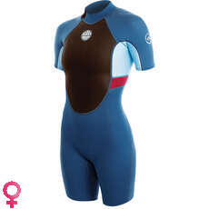 Traje De Neopreno Corto Para Mujer Alder Impact 3 / 2Mm Flatlock - Azul Cascada Ws21Wis