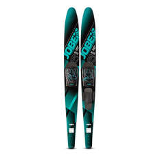 Jobe Mode Waterskis - 67 Pulgadas - Verde Jobe Mode Waterskis - 67 Pulgadas - Verde