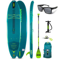 Paquete De Sup Hinchable Jobe Yarra 10.6 Aero - Verde Azulado - Gafas De Sol Jobe Gratis Paquete De Sup Hinchable Jobe Yarra 10.6 Aero - Verde Azulado - Gafas De Sol Jobe Gratis