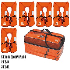 Jobe Fácil Canotaje Paquete - 100N Chaleco Salvavidas Set