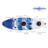 Bluewave Cresta Kayak - Blanco Azul