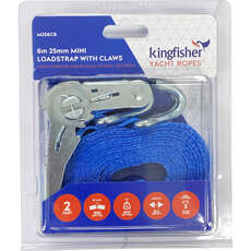 Kingfisher Mini Correa De Trinquete De Amarre - 25 Mm X 6 M