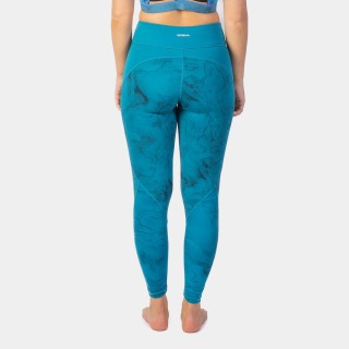 Pantalones De Neopreno Gul Luna7 De 2 Mm Para Mujer - Mármol/Verde Azulado La8301