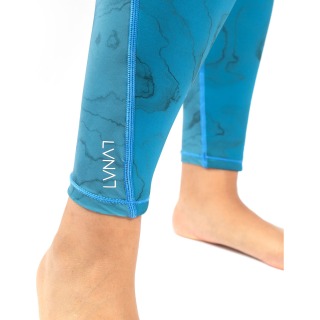 Pantalones De Neopreno Gul Luna7 De 2 Mm Para Mujer - Mármol/Verde Azulado La8301