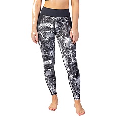 Pantalones De Neopreno Gul Luna7 De 2 Mm Para Mujer - Negro/Palma Rota La8301 Pantalones De Neopreno Gul Luna7 De 2 Mm Para Mujer - Negro/Palma Rota La8301