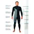 Traje De Neopreno Completo Gul Flexor Yulex 4/3 Mm Con Costura Invisible Y Cremallera En El Pecho - Negro/Azul Fx1220