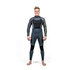 Mystic Negro Estrella 3/2 Backzip Kitesurf Traje 2014 - Gris