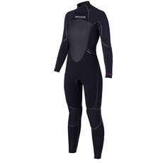 Mystic Negro Estrella 3/2 Backzip Kitesurf Traje 2014 - Negro